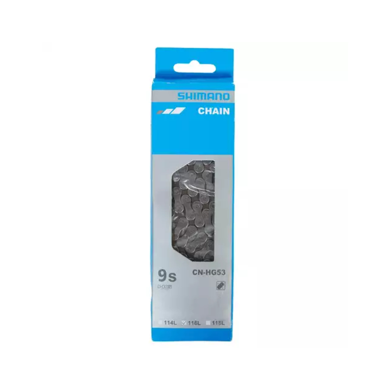 Lanac-SHIMANO-HG53-9Br-116Karika Lanac Shimano HG-53 116 links - Slika 1